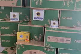 Lions Club wspiera obywateli Ukrainy - zdjęcia produktów żywnościowych (photo)