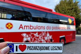 Zbiórka Krwi na leszczyńskim Rynku w ramach akcji Aktywne Obywatelskie Leszno  (photo)