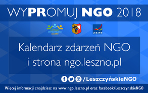 Kalendarz zdarzeń NGO i strona ngo.leszno.pl