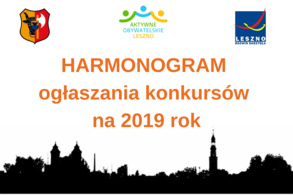 Harmonogram konkursów na 2019 rok