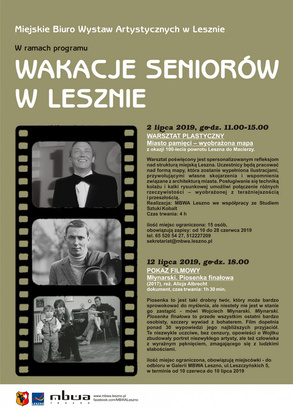 Wakacje Seniorów w MBWA Leszno - warsztaty plastyczne