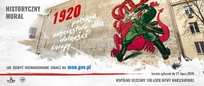 Historyczny Mural – 1920 polskie zwycięstwo dla wolności Europy