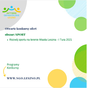 Rozwój sportu na terenie Miasta Leszna - I Tura 2021