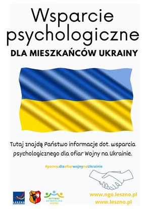 Wsparcie psychologiczne dla uchodźców z Ukrainy