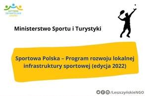 Sportowa Polska – Program rozwoju lokalnej infrastruktury sportowej (edycja 2022)
