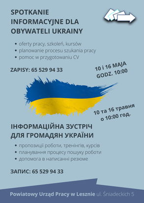 Spotkanie informacyjne dla obywateli Ukrainy