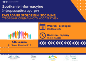 Spotkanie informacyjne dla cudzoziemców na założenie spółdzielni socjalnej