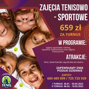 Zajęcia Tenisowo - Sportowe