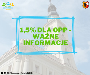 1,5 % dla OPP - ważne informacje