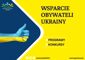 Otwarty konkurs grantowy „Wspieramy Ukrainę – edycja 2024”