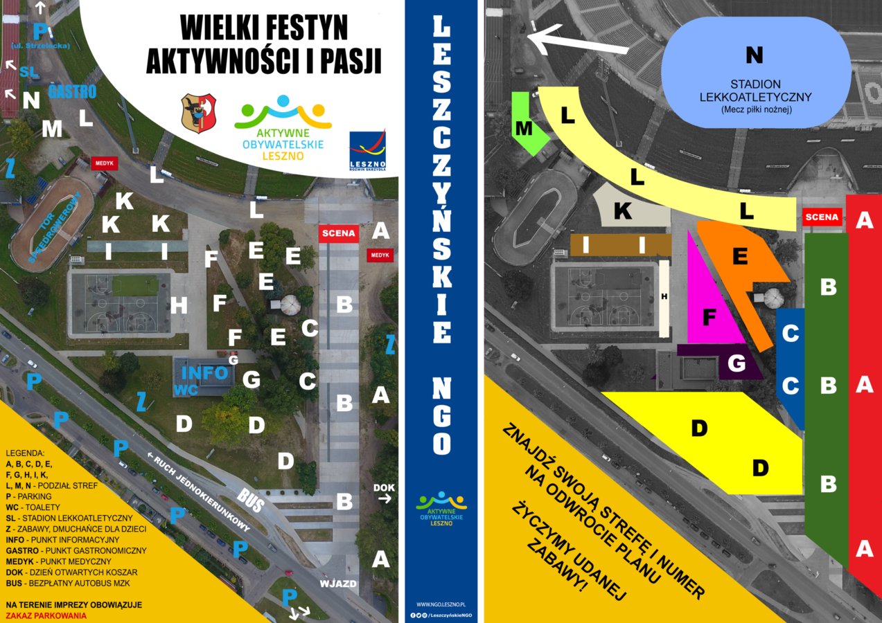 Plan Festynu - mapka