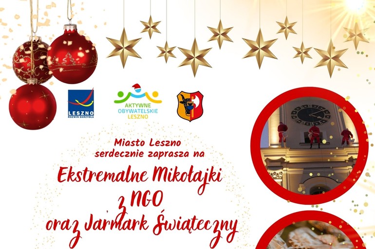 Ekstremalne Mikołajki z NGO połączone z Jarmarkiem Świątecznym