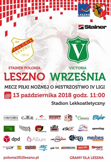 Mecz Stainer Polonia Leszno - Victoria Września