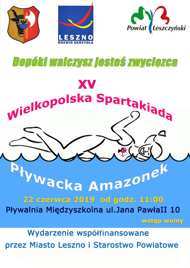 XV Wielkopolska Spartakiada Pływacka Amazonek 