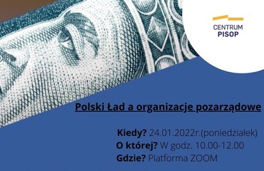 Polski Ład a organizacje pozarządowe - Szkolenie online