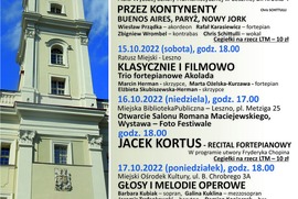 Zdjęcie przedstawia zaproszenie na festiwal (photo)