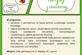 Wydarzenia i inicjatywy w ramach akcji Aktywne Obywatelskie Leszno (photo)