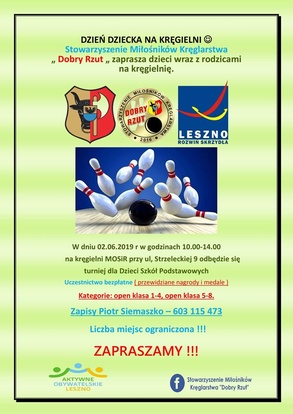 Dzień Dziecka na kręgielni