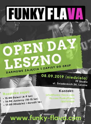 Darmowe zajęcia taneczne w Funky Flava Dance School