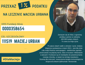 1% podatku dla Macieja