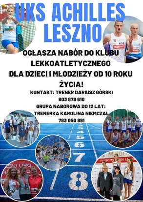 UKS Achilles Leszno poszukuje młodych sportowców