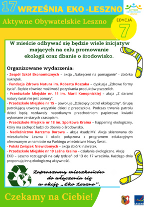 Bądź EKO i włącz się do akcji EKO Leszno!