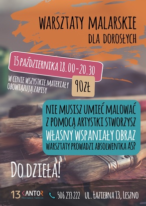 Warsztaty malarskie dla dorosłych
