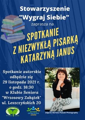 Spotkanie autorskie z Katarzyną Janus