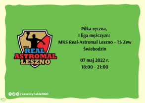 Piłka ręczna, I liga mężczyzn: MKS Real-Astromal Leszno - TS Zew Świebodzin