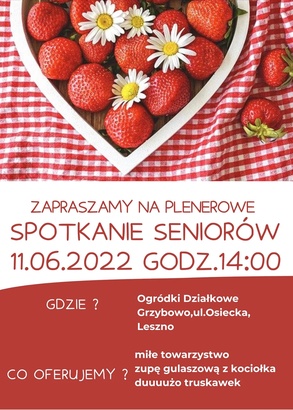 Plenerowe spotkanie seniorów