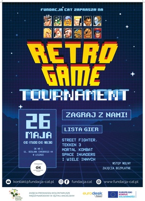 Retro Video game night 3 w Fundacji CAT