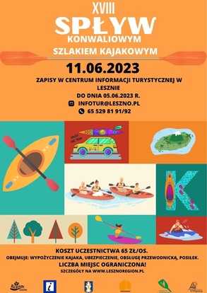 XVIII Spływ Kajakowy Szlakiem Konwaliowym