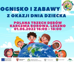 Ognisko i zabawy z okazji dnia dziecka