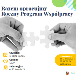Masz nowe pomysły na współpracę z Miastem? Przyjdź na spotkanie