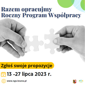 ZGŁOŚ PROPOZYCJE do programu współpracy na 2024 rok