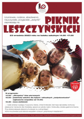 Piknik Leszczyńskich w I LO - uczniowie, rodzice, absolwenci i nauczyciele