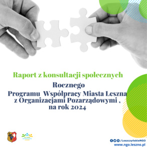 Raport z konsultacji społecznych dot. Rocznego Programu Współpracy na 2024 rok
