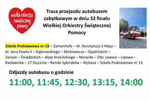 Przejazd zabytkowym autobusem WOŚP