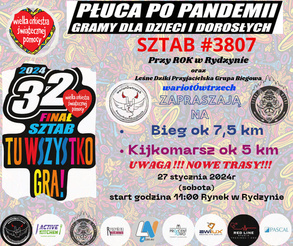 Bieg i Kijkomarsz w Rydzynie dla WOŚP