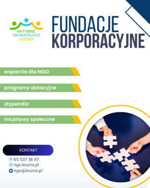 Fundacje korporacyjne - programy, dotacje dla NGO