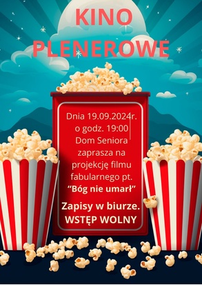 Kino Plenerowe w Domu Seniora