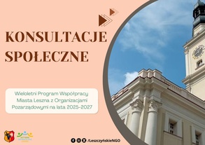 Konsultacje społeczne Wieloletniego Programu Współpracy na lata 2025-2027