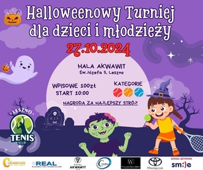 Halloweenowy Turniej Tenisa dla dzieci i młodzieży