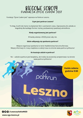 Pożegnanie roku z parkrun Leszno