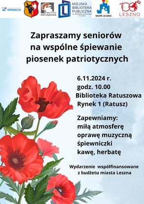 Wspólne śpiewanie piosenek patriotycznych