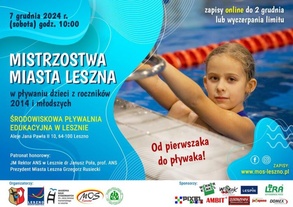 Mistrzostwa Miasta Leszna w pływaniu dzieci