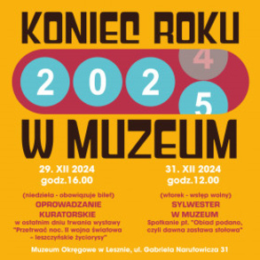 Koniec roku w Muzeum. Dwa wydarzenia