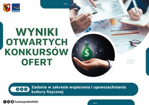 Wyniki otwartych konkursów ofert