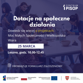 Moc Małych Społeczności. Spotkanie informacyjne