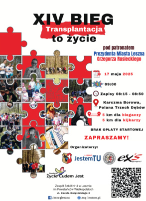 XIV Bieg Transplantacja to życie